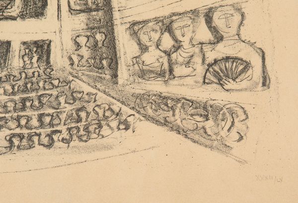 Massimo Campigli : Teatro I  - Asta Prints and Multiples - Associazione Nazionale - Case d'Asta italiane