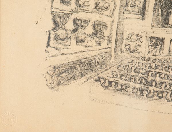 Massimo Campigli : Teatro I  - Asta Prints and Multiples - Associazione Nazionale - Case d'Asta italiane