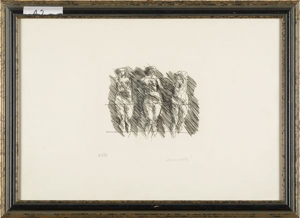 Ennio Morlotti : Senza titolo  - Asta Prints and Multiples - Associazione Nazionale - Case d'Asta italiane