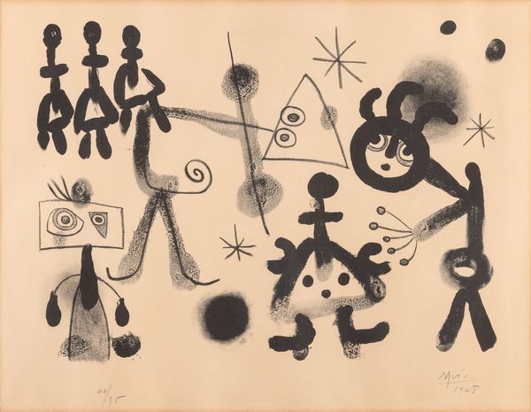 Joan Mirò : Senza titolo  - Asta Prints and Multiples - Associazione Nazionale - Case d'Asta italiane