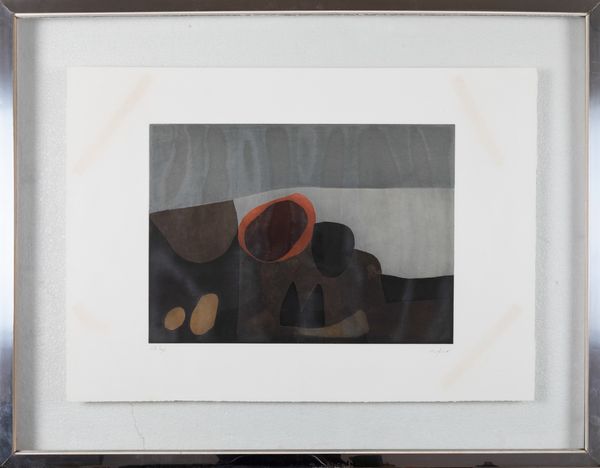 AFRO BASALDELLA : Vulcani  - Asta Prints and Multiples - Associazione Nazionale - Case d'Asta italiane