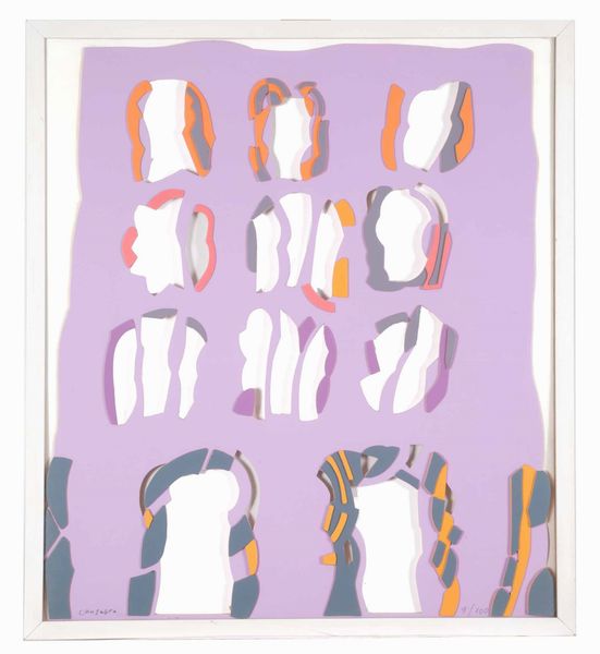 Pietro Consagra : Prospetto di un edificio frontale  - Asta Prints and Multiples - Associazione Nazionale - Case d'Asta italiane