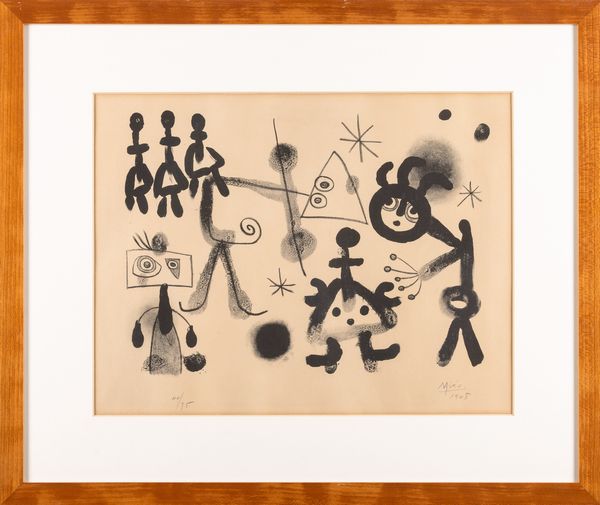 Joan Mirò : Senza titolo  - Asta Prints and Multiples - Associazione Nazionale - Case d'Asta italiane