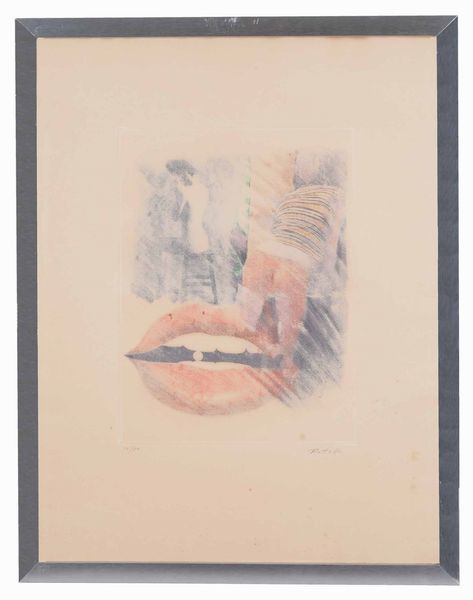 MIMMO ROTELLA : Senza titolo  - Asta Prints and Multiples - Associazione Nazionale - Case d'Asta italiane