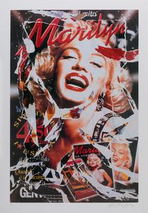 MIMMO ROTELLA : Marilyn  - Asta Prints and Multiples - Associazione Nazionale - Case d'Asta italiane