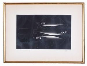 Mario Avati : Ficelles/ Peugeoterie/ Le poisson magique/ Des poissons sur  le grill  - Asta Prints and Multiples - Associazione Nazionale - Case d'Asta italiane