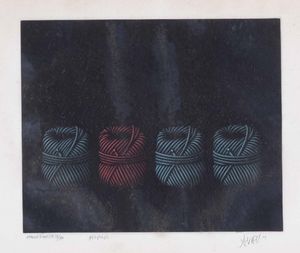 Mario Avati : Ficelles/ Peugeoterie/ Le poisson magique/ Des poissons sur  le grill  - Asta Prints and Multiples - Associazione Nazionale - Case d'Asta italiane