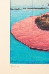 Christo : Surrounded Island - Project for Biscayne Bay, Miami  - Asta Prints and Multiples - Associazione Nazionale - Case d'Asta italiane