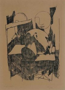 Felice Casorati - Senza titolo