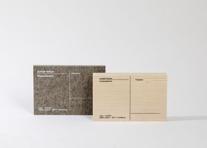 JOSEPH BEUYS - Holz- und Filzpostkarte