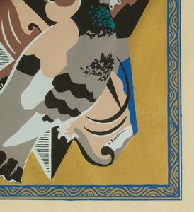 Gino Severini : Natura morta con piccione  - Asta Prints and Multiples - Associazione Nazionale - Case d'Asta italiane