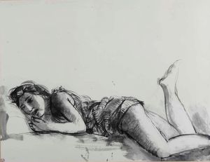 Giacomo Manzù - Donna coricata