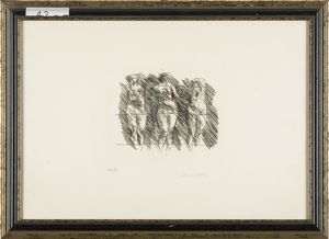 Ennio Morlotti : Senza titolo  - Asta Prints and Multiples - Associazione Nazionale - Case d'Asta italiane