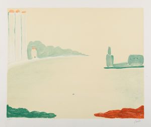 VIRGILIO GUIDI : Volto - Veduta  - Asta Prints and Multiples - Associazione Nazionale - Case d'Asta italiane