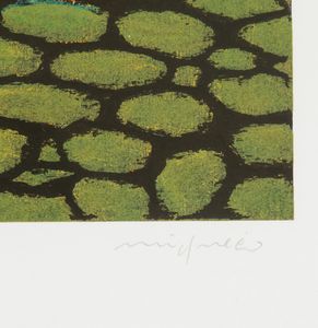 Giuseppe Migneco : Senza titolo  - Asta Prints and Multiples - Associazione Nazionale - Case d'Asta italiane