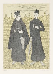 Gianfilippo Usellini - Senza titolo (Pretini)