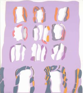 Pietro Consagra : Prospetto di un edificio frontale  - Asta Prints and Multiples - Associazione Nazionale - Case d'Asta italiane