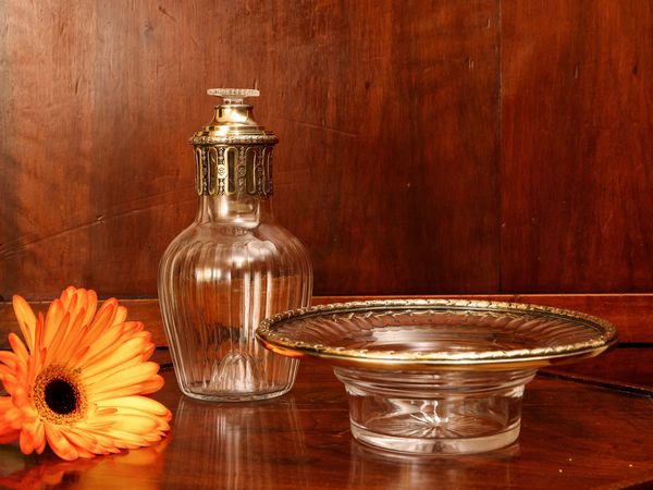 Set da toilette in cristallo e argento vermeil, Bointaburtet a Paris  - Asta L'Arte di Arredare - Associazione Nazionale - Case d'Asta italiane