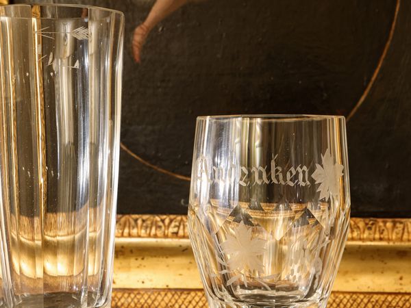 Assortimento di bicchieri in cristallo pesante  - Asta L'Arte di Arredare - Associazione Nazionale - Case d'Asta italiane