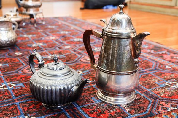 Due accessori per la tavola in metallo argentato  - Asta L'Arte di Arredare - Associazione Nazionale - Case d'Asta italiane