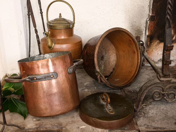 Lotto di accessori da cucina in rame  - Asta L'Arte di Arredare - Associazione Nazionale - Case d'Asta italiane