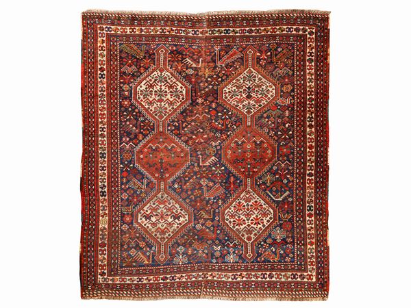 Tappeto caucasico di vecchia manifattura  - Asta L'Arte di Arredare - Associazione Nazionale - Case d'Asta italiane