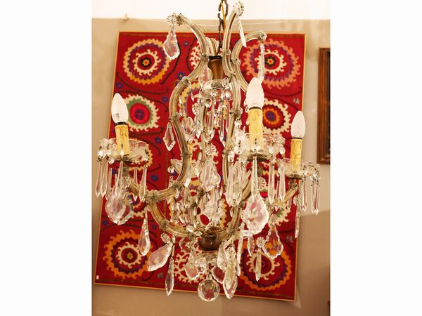 Lampadario Maria Teresa in cristallo  - Asta L'Arte di Arredare - Associazione Nazionale - Case d'Asta italiane