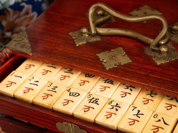 Gioco del Mah-Jongg, Pineider Firenze  - Asta L'Arte di Arredare - Associazione Nazionale - Case d'Asta italiane