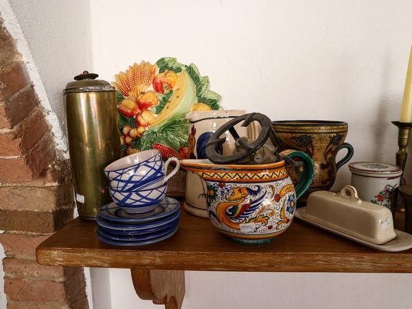 Lotto di accessori rustici per la tavola  - Asta L'Arte di Arredare - Associazione Nazionale - Case d'Asta italiane