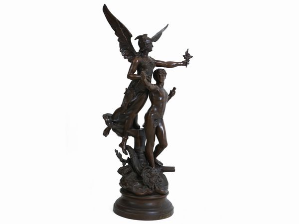 Claude Bonnefond : Allegoria della Patria  - Asta L'Arte di Arredare - Associazione Nazionale - Case d'Asta italiane