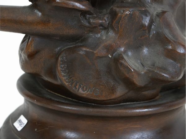 Claude Bonnefond : Allegoria della Patria  - Asta L'Arte di Arredare - Associazione Nazionale - Case d'Asta italiane