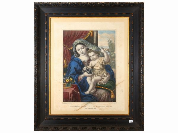 La Vierge au Raisin  - Asta L'Arte di Arredare - Associazione Nazionale - Case d'Asta italiane