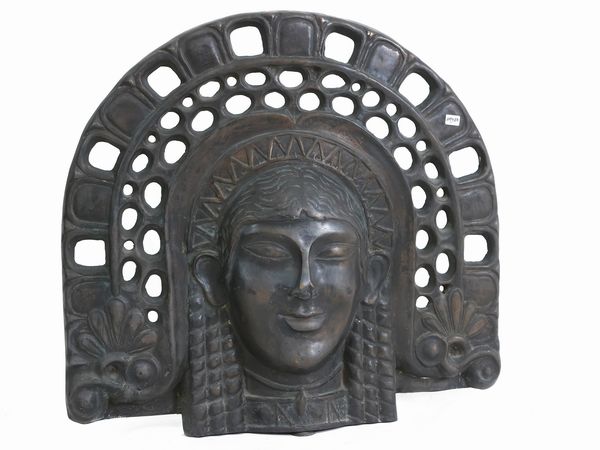Formella centinata in bronzo Art Dec  - Asta L'Arte di Arredare - Associazione Nazionale - Case d'Asta italiane