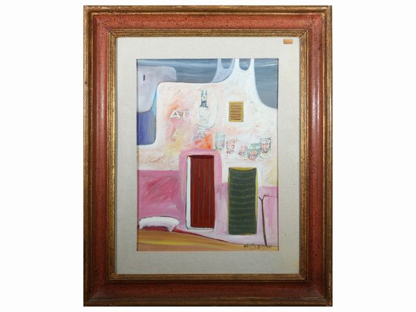 Adolfo Grassi : Casa pugliese  - Asta L'Arte di Arredare - Associazione Nazionale - Case d'Asta italiane