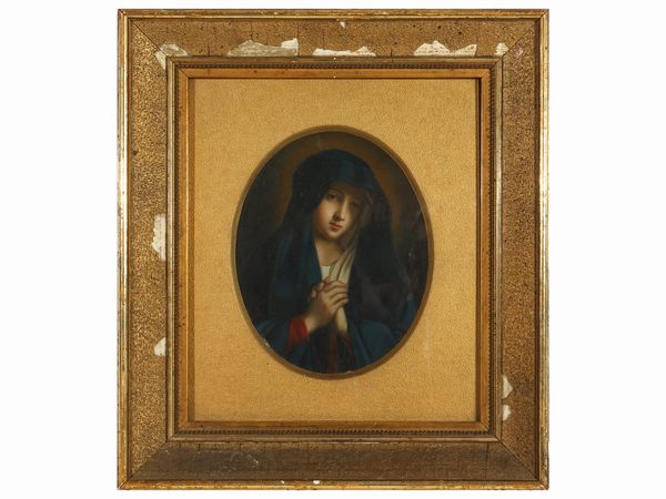 Da Giovan Battista Salvi detto Sassoferrato : Mater dolorosa  - Asta L'Arte di Arredare - Associazione Nazionale - Case d'Asta italiane