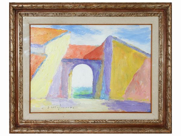 Dino Migliorini : Casa di Giotto  - Asta L'Arte di Arredare - Associazione Nazionale - Case d'Asta italiane