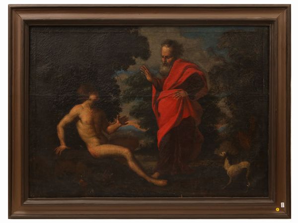 Scuola toscana : Creazione di Adamo  - Asta L'Arte di Arredare - Associazione Nazionale - Case d'Asta italiane