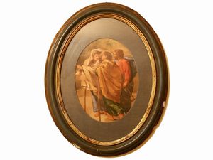 Scuola francese del XIX secolo - Ges con apostoli