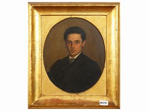 Scuola italiana dell'inizio del XX secolo - Ritratto maschile