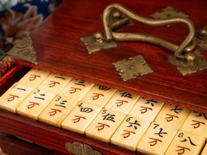 Gioco del Mah-Jongg, Pineider Firenze  - Asta L'Arte di Arredare - Associazione Nazionale - Case d'Asta italiane