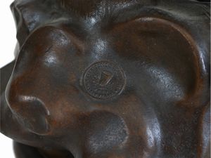 Claude Bonnefond : Allegoria della Patria  - Asta L'Arte di Arredare - Associazione Nazionale - Case d'Asta italiane