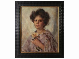 Scuola lombarda - Ritratto femminile