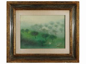 MANLIO BACOSI - Collina toscana 1970