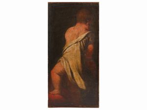 Scuola emiliana - Fanciullino di spalle