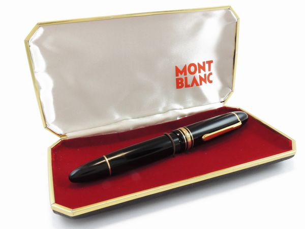 Penna stilografica Mont Blannc Meisterstuck 149 in resina  - Asta Gioielli e orologi - Associazione Nazionale - Case d'Asta italiane