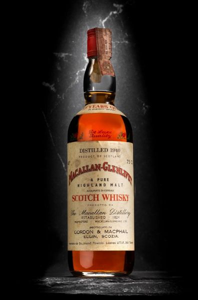 Macallan-Glenlivet 1940  - Asta MIRABILIA - Whisky da Collezione - Associazione Nazionale - Case d'Asta italiane