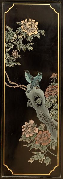 Paravento a sei ante in legno laccato con scene di vita comune e innesti in giada e pietre dure, Cina, Dinastia Qing, XIX secolo  - Asta Fine Chinese Works of Art - Associazione Nazionale - Case d'Asta italiane