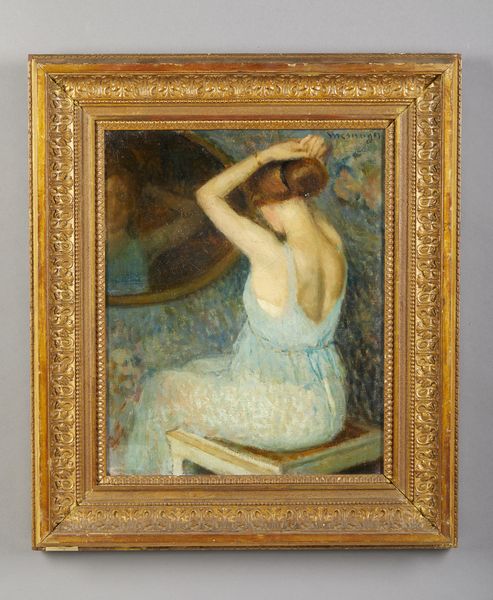 MESNAGER (XIX-XX SECOLO) EMILY : Femme � la toilette  - Asta Asta 401 | ARTE ANTICA E DEL XIX SECOLO Online - Associazione Nazionale - Case d'Asta italiane