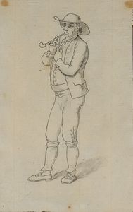 ARTISTA VENETO DEL XIX SECOLO : Gruppo di dodici disegni raffiguranti personaggi in abiti ottocenteschi  - Asta Asta 401 | ARTE ANTICA E DEL XIX SECOLO Online - Associazione Nazionale - Case d'Asta italiane