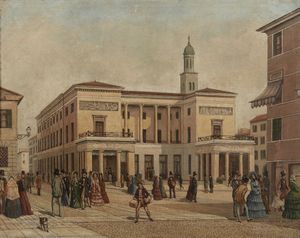 ARTISTA DEL XIX SECOLO - Caff� Pedrocchi, Padova